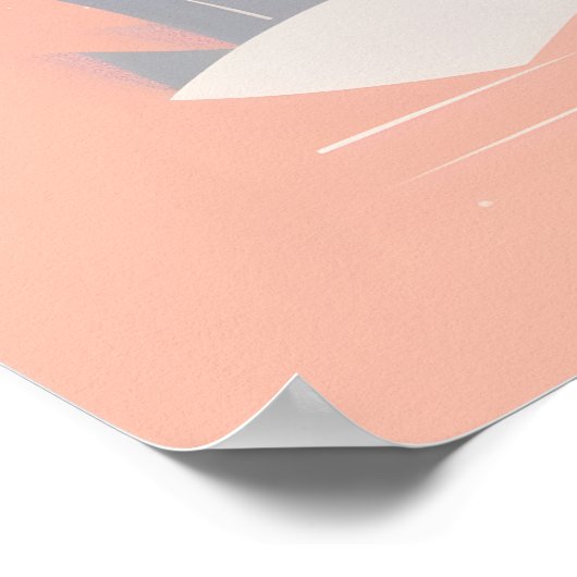 Waddle met mama | Pinguïn | Diernevelkunst Poster (Hoek)