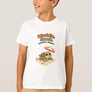 Waddle. Snack. Sunbathe. Repeat! T-shirt