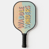 Waddle vraagt zich af pickleball paddle (Achterkant)