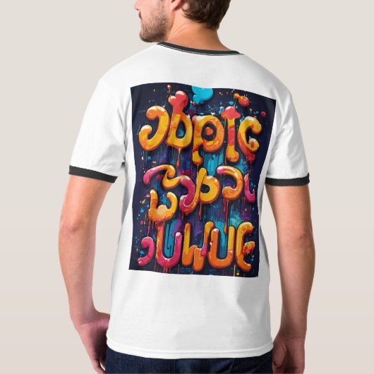 Waddle Wonders: Speelse Pinguïn Parade T-shirt (Achterkant volledig)
