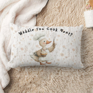 Waddle You Cook Next? Kitchen Throw Pillow Kussen