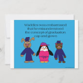 Waddles Afstuderen Foutuitnodiging Kaart (Voorkant)