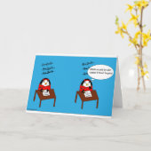 Waddles Hates Math Card Kaart (Gele Bloem)