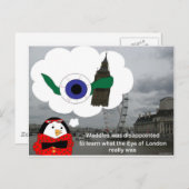 Waddles London Eye Briefkaart (Voorkant / Achterkant)