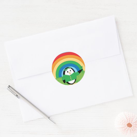 Waddles St. Patrick's Day Sticker (Envelop)