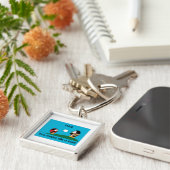 Waddles vader maakt het leven tot een sleutelhange sleutelhanger (Zijkant)