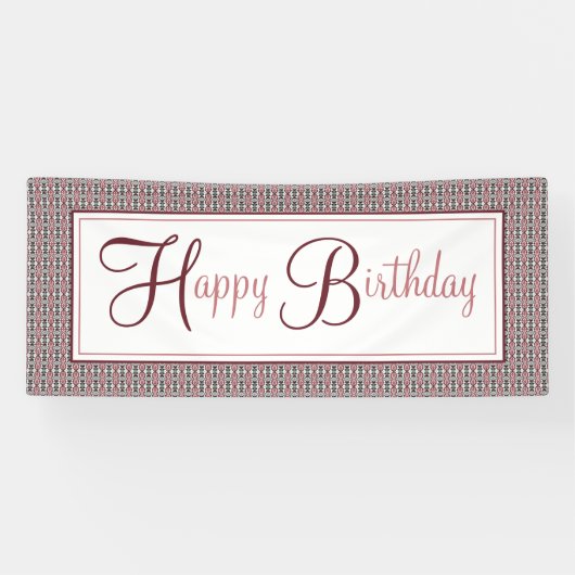 Wade Birthday Spandoek (Horizontaal)