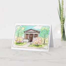 Wade Chapel op Lakeview Cemetery Folded Card Kaart