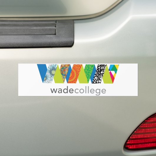Wade College-Bumpersticker Bumpersticker (Op auto)