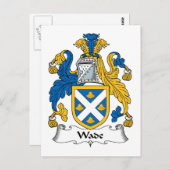 Wade Family Crest Briefkaart (Voorkant / Achterkant)