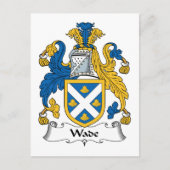Wade Family Crest Briefkaart (Voorkant)