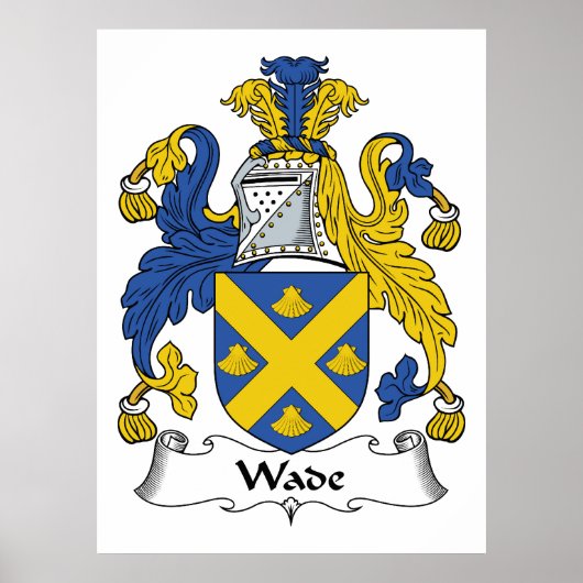 Wade Family Crest Poster (Voorkant)