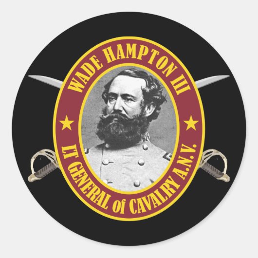 Wade Hampton (AFGM) Ronde Sticker (Voorkant)