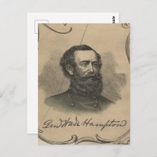 Wade Hampton III Briefkaart (Voorkant / Achterkant)