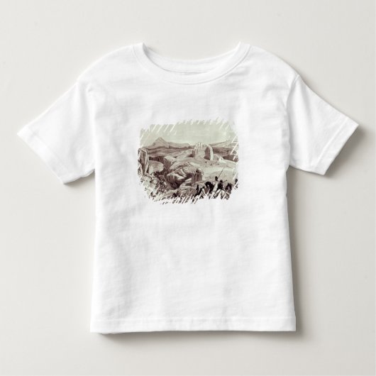 Wadela Plateau , gegraveerd door J. Ferguson Kinder Shirts (Voorkant)