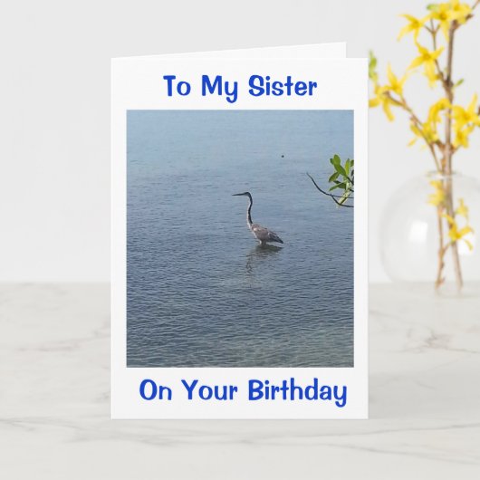 WADEN OM MIJN SIS TE VERZENDEN DEZE TWEEDE DAG WIS KAART (Gele Bloem)