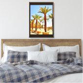 Wadi Namar Date Trees Canvas Afdruk (Insitu (Slaapkamer))