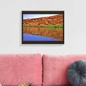Wadi Namar Lake Canvas Afdruk (Insitu (Woonkamer))
