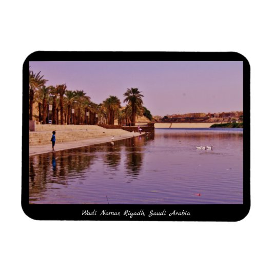 Wadi Namar, Riyadh, Saudi-Arabië Magneet (Horizontaal)