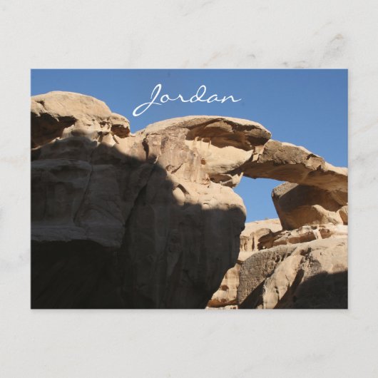 wadi rum arch briefkaart (Voorkant)