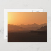 Wadi Rum Desert Jordan Briefkaart (Voorkant / Achterkant)