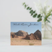 wadi rum jordan briefkaart (Staand voorkant)
