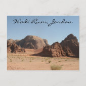 wadi rum jordan briefkaart (Voorkant)