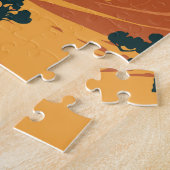 Wadi Rum Jordan Travel Art  Legpuzzel (Zijkant)