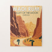 Wadi Rum Jordan Travel Art Legpuzzel (Verticaal)