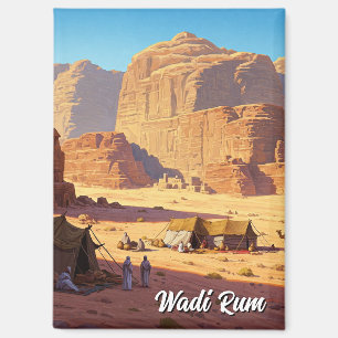 Wadi Rum Jordan Travel Magneet