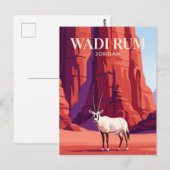 Wadi Rum Jordanië Briefkaart (Voorkant / Achterkant)