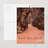 Wadi Rum, Jordanië Briefkaart (Voorkant / Achterkant)