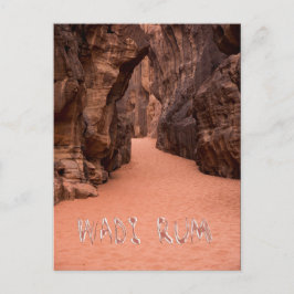 Wadi Rum, Rode Woestijn in Jordanië Briefkaart