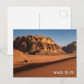 Wadi Rum Travel Briefkaart (Voorkant / Achterkant)