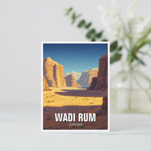 Wadi Rum Travel Briefkaart (Staand voorkant)