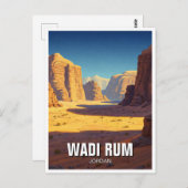Wadi Rum Travel Briefkaart (Voorkant / Achterkant)