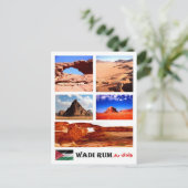 Wadi Rum - Valley of the Moon - Jordan - Mosaic - Briefkaart (Staand voorkant)