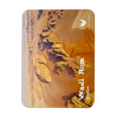 Wadi Rum woestijn in Jordan magnet door Velvet Esc Magneet (Verticaal)
