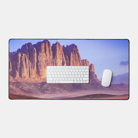 Wadi Rum woestijn in Jordanië, Vakantie Bureaumat (Keyboard & Muis)