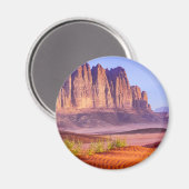 Wadi Rum woestijn in Jordanië, Vakantie Magneet (Voorkant / Achterkant)