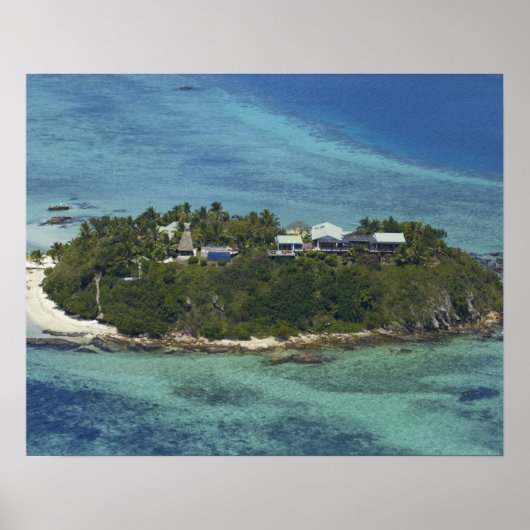 Wadigi-eiland, Mamanuca-eilanden, Fiji Poster (Voorkant)