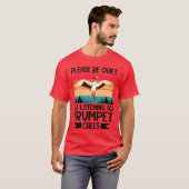 Wading Bird Vogelobservatie Vogelkijker Vogelretro T-shirt (Voorkant volledig)