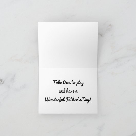 Wading Tiger Vaderdag Kaart (Binnen)