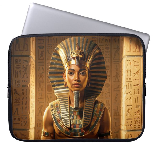 Wadjet – Ägyptische Schlangengöttin´1 Laptop Sleeve (Voorkant)