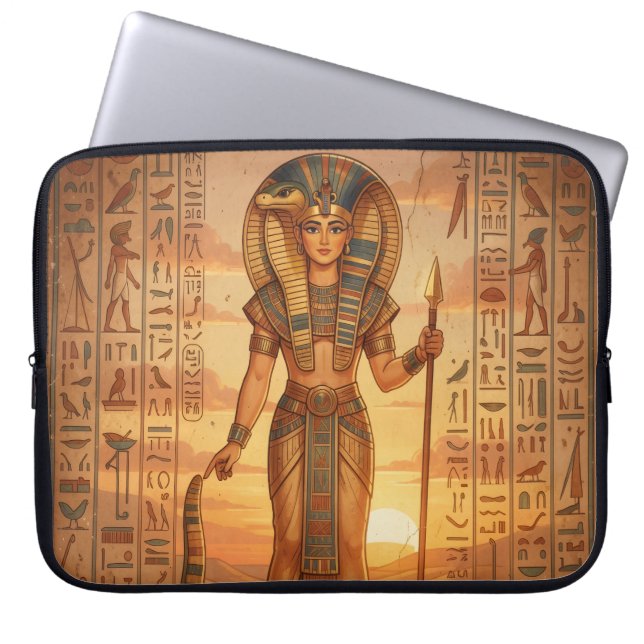 Wadjet – Ägyptische Schlangengöttin´3 Laptop Sleeve (Voorkant)