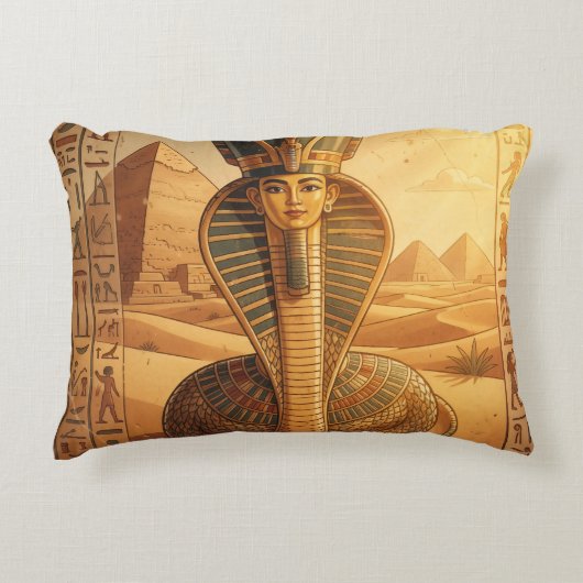 Wadjet – Ägyptische Schlangengöttin´4 Accent Kussen (Voorkant)