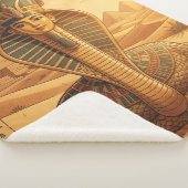 Wadjet – Ägyptische Schlangengöttin´4 Sherpa Deken (3/4)