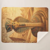 Wadjet – Ägyptische Schlangengöttin´4 Sherpa Deken (Voorkant (horizontaal))