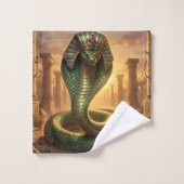 Wadjet – Ägyptische Schlangengöttin´6 Bad Handdoek (Wasdoekje)