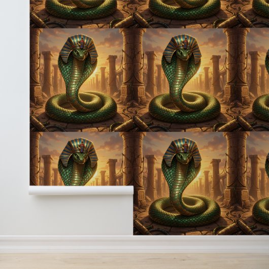Wadjet – Ägyptische Schlangengöttin´6 Behang (Applicatie)